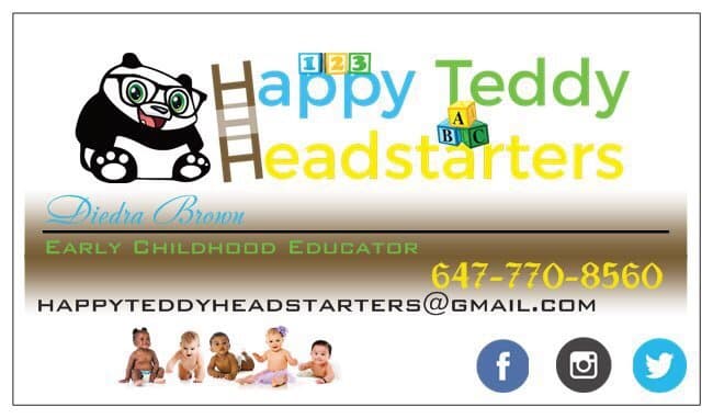 Happy Teddy Head Starters