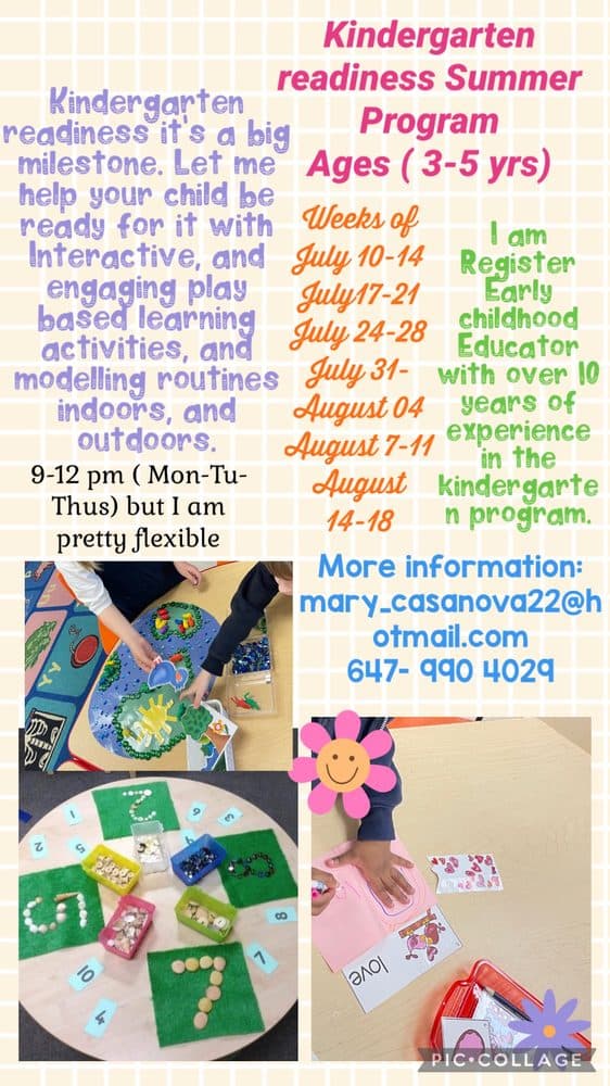 Kindergarten Readiness Summer Program